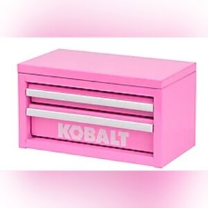 1 Kobalt Mini HOT PINK 10.83"W x 5.91"H x 5.91"D 2-Drawer Steel Tool Box…